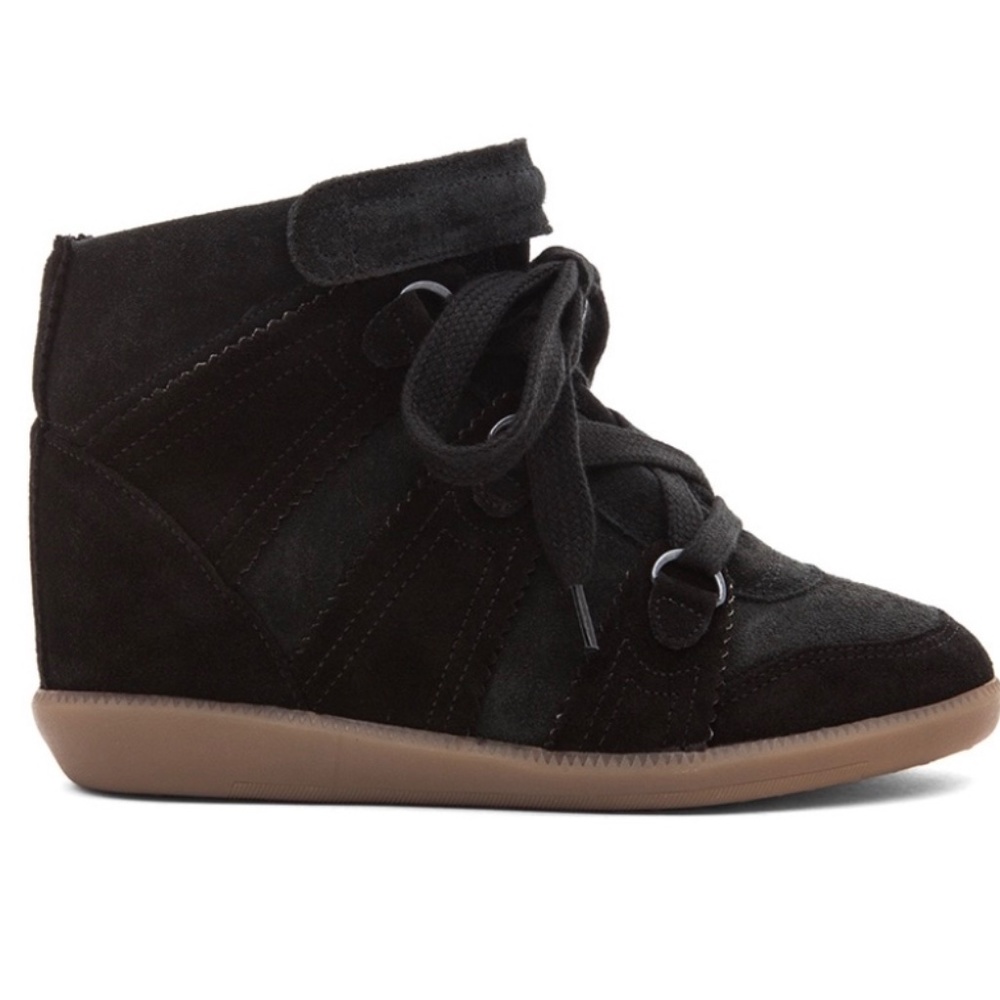 Isabel Marant Black Bluebel Sneakers Wedges
